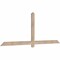 Ekena Millwork Eugene Smooth Timber Gable Bracket, Douglas Fir, 84"W x 31"H x 1 1/2"D x 3 1/2"F, 9/12 Pitch GBW084X31X0204EUG00SDF - alternate 4